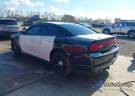 2011 Dodge Charger Police из США, поврежденный, VIN 2B3CL1CT8BH565323